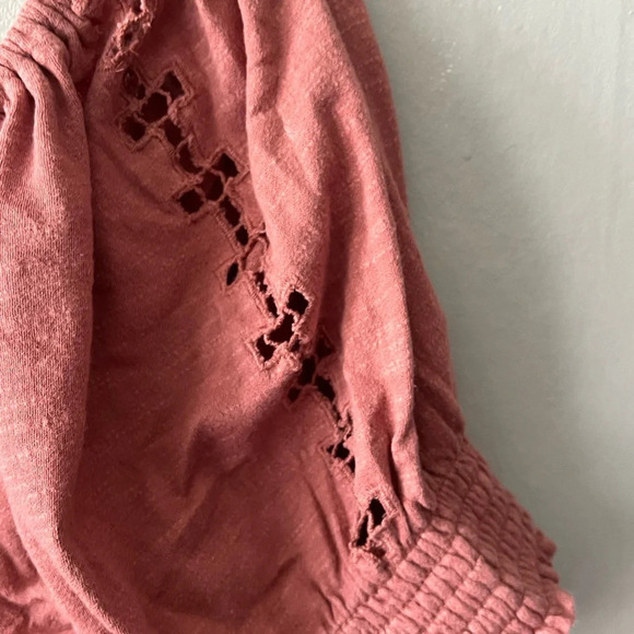 🛍️Urban Outfitters Mauve Off The Shoulder Crop Top Size Medium - Picture 4 of 6